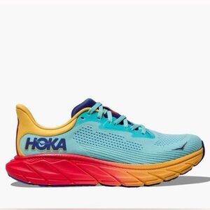Hoka Arahi Blue/Yellow Women's Running Shoe Size 9